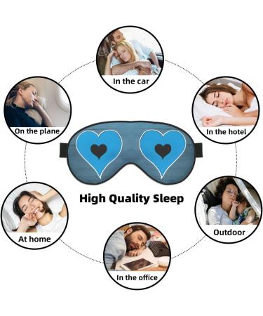 Shop Soft Blackout Sleep Mask for Men & Women | Reusable Eye Covers for Travel & Sleep | Perfect Gifts - I Love Gymnastics - Buy Online on GoSupps.com