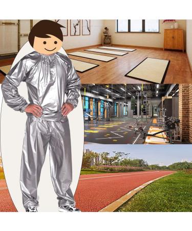 DawnBreak Sauna Sweat Suit for Women/Men - Black, Large | Exercise Weight Loss Fitness Gear - Buy Online on GoSupps.com