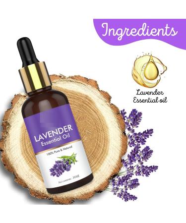Natural Sandalwood & Lavender Essential Oil - 2x30ml - Buy Online on GoSupps.com