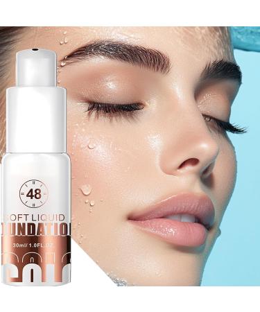  Poupangke Self-Adjusting Complexion for Mature Skin - High Foundation 30ml for Face | Waterproof Cream Concealer Face Makeup Base - Buy Online on GoSupps.com