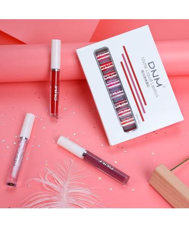 Buy Getervb 10 Colors Matte Liquid Lipstick Set - Long Lasting Velvet Lip Gloss for Women | Perfect Beauty Gifts - Buy Online on GoSupps.com