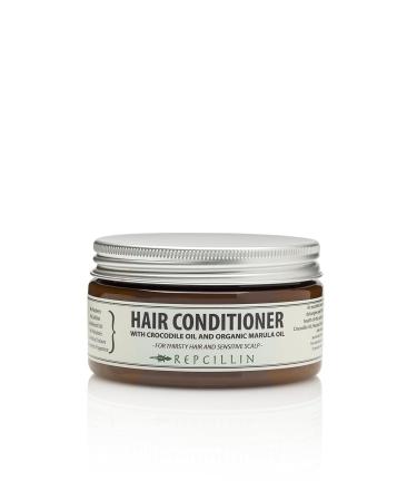 Repcillin Hair Conditioner with Crocodile Oil and Organic Marula Oil for Thirsty Hair and Sensitive Scalp - Hydrating and Nourishing Formula - Buy Online on GoSupps.com