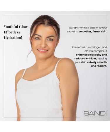 Bandi Cosmetics Sp z oo Bandi AntiWrinkle Cream With Collagen Elastin and Baobab Moisturizing Skin Rejuvenation Protection Against Radicals Suppleness Hyaluronic Acid Shea Butter Avocado Wrinkles Skin Elasticity - Buy Online on GoSupps.com