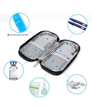 Youshares Insulin Cooling Bag - Portable Medication Cool Box for Diabetics | Keep Diabetes Pens Safe & Cold | Travel-Friendly Gray Design - Buy Online on GoSupps.com