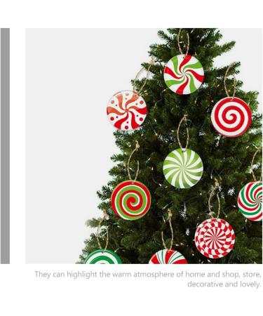 Alipis 32pcs Christmas Hanging Candy Christmas Tree Ornaments Lollipop Pendants - Buy Online on GoSupps.com