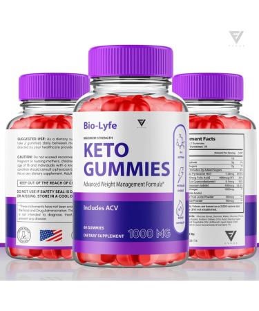 Biolife Keto ACV Gummies - Weight Loss & Appetite Control - Oprah Winfrey Recommended - 60 Gummies - Buy Online on GoSupps.com