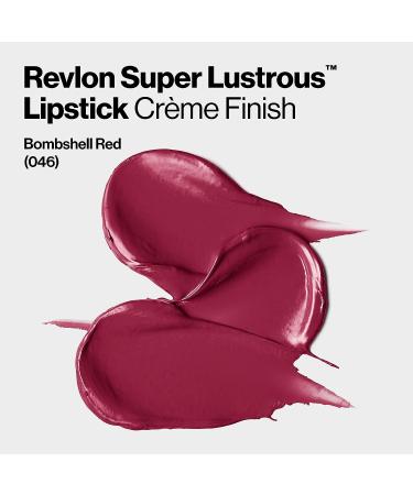 Revlon Super Lustrous Lipstick Moisturizing Formula in Bombshell Red (046) - 0.15 oz - Buy Online on GoSupps.com
