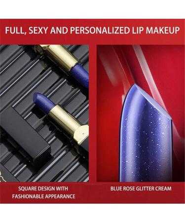 Magical Temperature Changing Blue-Rose Lipstick | Long-Lasting Moisturizing Lip Balm | Color-Changing Formula | International Shipping - Buy Online on GoSupps.com