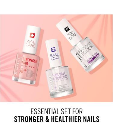 Rimmel Finishing Touch Ultra Shine Top Coat Polish 12ml - Clear | Long-Lasting Glossy Finish - Buy Online on GoSupps.com