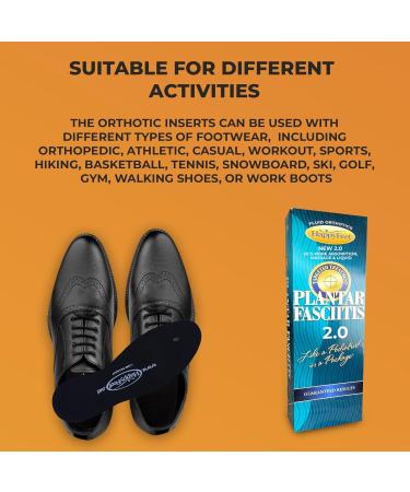 Happy Feet Insoles for Foot Pain Relief | 20% Extra Gel Arch Support | Plantar Fasciitis & Flat Feet Comfort | S (W7.5-8/M5-6.5 - Buy Online on GoSupps.com