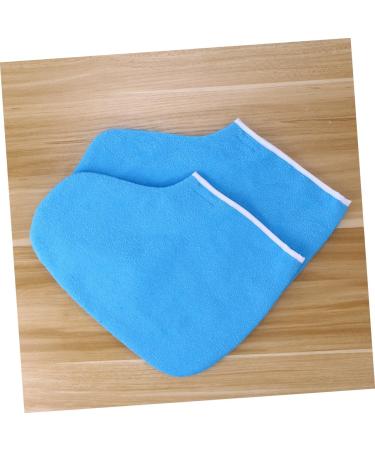 FRCOLOR 3pi ces Mitaine Mains Coton Couverture Isolante Pour Bain De Paraffine Th rapie Thermique Ensemble De Soins Bleu - Buy Online on GoSupps.com