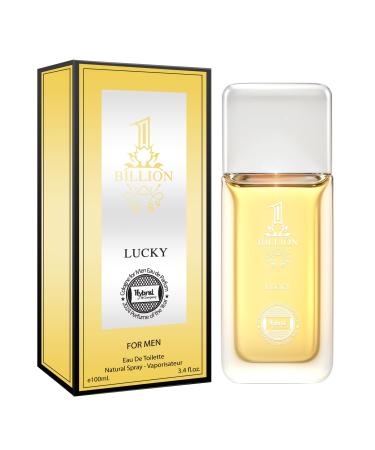 Hybrid & Company One Billion Lucky For Men Eau De Toilette Vaporisateur Natural Spray 3.4 Fl Oz One Billion Lucky 3.4 Fl Oz (Pack of 1)