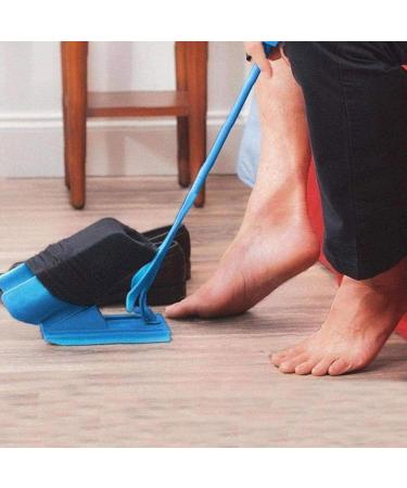 Enfile Chaussettes | Sock Slider Aid for Seniors & Disabled - Easy Sock Helper for All Types - Blue - Buy Online on GoSupps.com