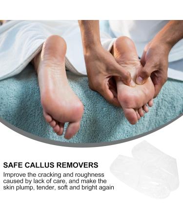 FOMIYES 16 Pairs Footsticker Foot Mask Cracked Heel Repair Feet Nourishing Sandwich Container Feet Skin Peeling Masks Foot Masks Exfoliation Masks for Foot Abs Delicate Sock White - Buy Online on GoSupps.com