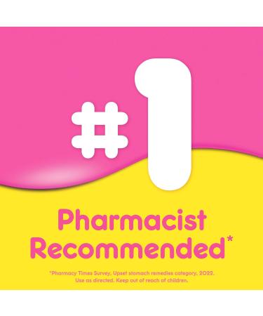 Pepto Bismol Chewable Tablets Upset Stomach Relief Nausea Relief Heartburn Relief Indigestion Relief Anti Diarrhea Medication for Adults - 5 Symptom Relief 90 Chewable Tablets (3x30 ct) 30 Count (pack of 3) Chew 3x30ct - Buy Online on GoSupps.com