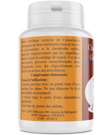 Chondroitin Glucosamine - 478.5 mg - 60 capsules - Buy Online on GoSupps.com