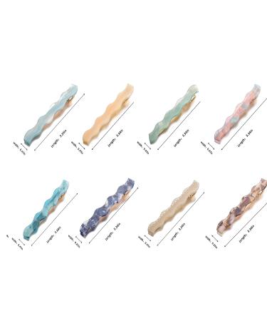 KAGNAL 8 Pcs Large Alligator Hair Clips | Women's Hair Barrettes for Styling | Hair Accessories - Buy Online on GoSupps.com