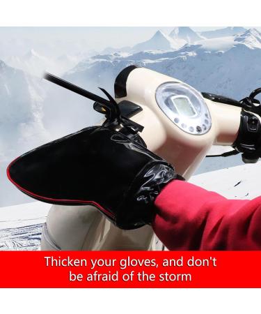 Motorbike Handlebar Mitts Winter Thermal Cover Cycling Hand Warm Windproof Cold Weather Mittens PU Hand Cover Handlebar Mittens Motorcycles Handlebar Mitts Cold Weather Road Bicycles Handlebar Mittens - Buy Online on GoSupps.com