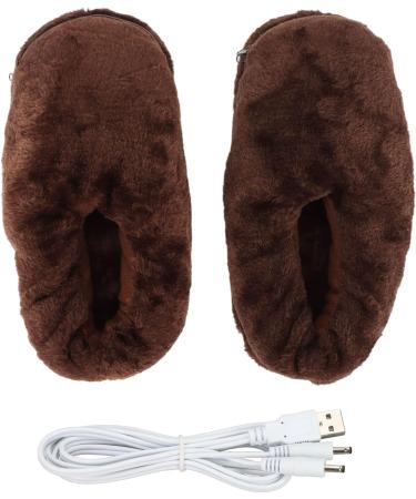 Warm Plush Electric Heating Shoes - USB Heating Slippers for Cozy Indoor Comfort | International Shipping - Buy Online on GoSupps.com