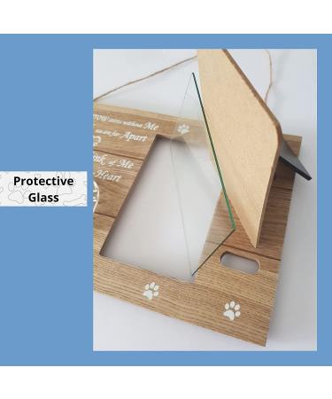 Sort it Rite Dog Memorial Picture Frame - Ideal Pet Memorial Gift for Dogs & Cats | Holds 4x6 Photo - Heartfelt Quote | Loss of Dog Gift (Natural) Beige - Buy Online on GoSupps.com