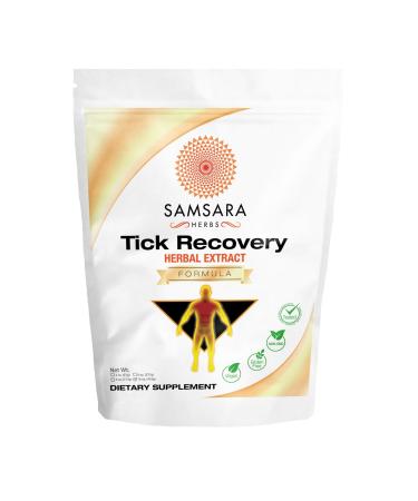 Samsara Herbs Tick Recovery Herbal Powder Formula (16oz/454g) - Japanese Knotweed, Cat's Claw, SIDA Acuta, Houttuynia Cordata, Stevia 1 Pound (Pack of 1)