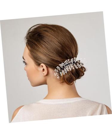 FRCOLOR Bridal Hair Accessories Tiara Wedding Hair Comb Women Hair Comb Bridal Hair Comb Women's White Accessories Manual Wedding Hair Accessories - Buy Online on GoSupps.com