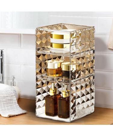 Jildouf Cosmetic Display Cases | Eyeshadow Palette Portable Clear Cosmetic Box Cases for Desk Lipstick Concealer Bathroom Bedroom - Buy Online on GoSupps.com