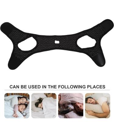 Anti Snoring Chin Strap for Men and Women | Snore Reduction Sleep Aid | Black Snoring Solution Device - Buy Online on GoSupps.com