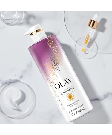 Olay Hydrating Body Wash with Witch Hazel and Vitamin B3 20 Fl Oz - Pack of 4 - Buy Online on GoSupps.com