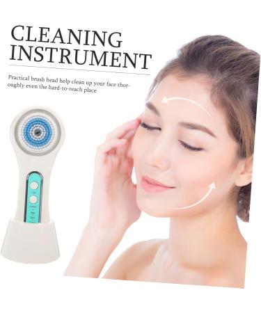 Housoutil 1 Set Facial Cleansing Brush Face Exfoliator Brush Home Facial Cleaner Face Washing Brush Makeup Remover Brush Electric Cleaner Usb Household Cleasing Milk Abs - Buy Online on GoSupps.com