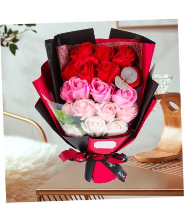 Artibetter Immortal Bouquet Forever Flower Real Rose Petals Eternal Rose Flower Bouquet Preserved Flowers Flores Soap Rose Bouquet Scented Soap Bouquet Fake Rose Artificial Roses Soap Flower - Buy Online on GoSupps.com