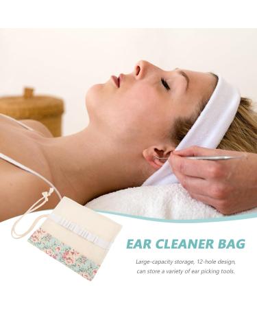 Cleaning Tools Ear Tools Storage Bag Roll Up Tool Bag Organizer Ear Wax Removal Tools Cloth Bag 12 Slot Roll Pouch for Home Salon Beauty Shop Ear Cleaning Tool - Buy Online on GoSupps.com
