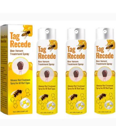 3 PCs Tag Recede Biengift Tamecede Bienengift Treatment spray 20 ml day recede bee spray smoothing skin stain remover bee extract treatment spray for removal