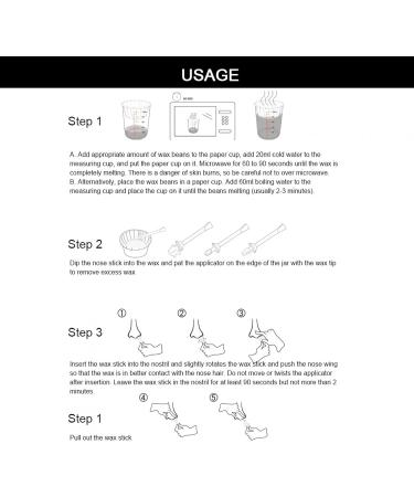 Fast & Painless Portable Nose Wax Set for Home - Hair Removal Applicator for Smooth Beauty - Buy Online on GoSupps.com