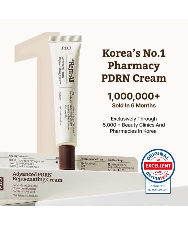 Dr. Reju-All Advanced PDRN Rejuvenating Cream 99% Pure Salmon DNA PDRN Face Moisturizer Optimal 1200ppm Concentration for Visible Results Korean Anti-Aging Skin Care Face Cream - 0.7 Fl Oz - Buy Online on GoSupps.com