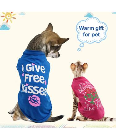 Hylyun 6-Piece Printed Girl Puppy Shirt for Small Dogs and Cats - Christmas Pet Clothes S Small (Chest 13.0) - Buy Online on GoSupps.com