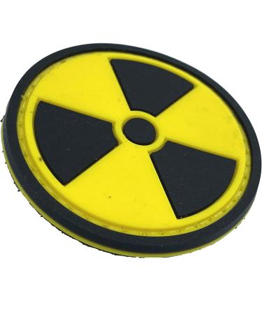 Atomic Radioactive Yellow PVC Airsoft Paintball Velcro Patch - Unique Squad Emblem for Tactical Gear - Buy Online on GoSupps.com