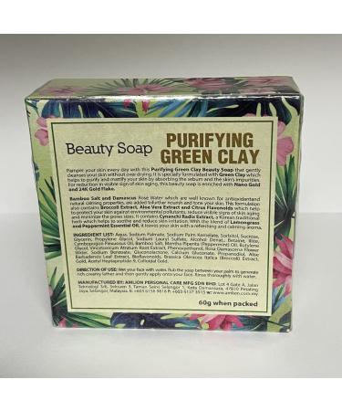 Beauty Soap with Purifying Green Clay - Deep Cleanse & Nourish Your Skin | Shop Now - Buy Online on GoSupps.com