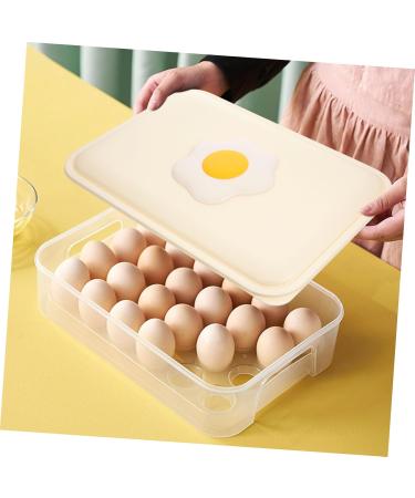 Zerodeko 1pc 24 Organizer Egg Case Refrigerator Fridge Household Compartment Tray Container Stackable Grid - Buy Online on GoSupps.com