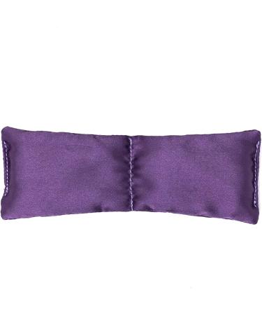 Ultralight Small Eye Pillow (6 x 2.5 in) for Yoga Meditation - Purple, Unscented - Buy Online on GoSupps.com