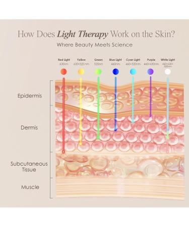 Project E Beauty LED Face Mask - 7 Colors Light Therapy for Anti-Aging Wrinkle Reduction & Radiant Skin - International Shipping - Buy Online on GoSupps.com