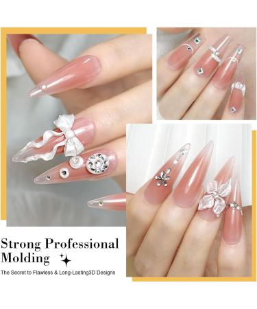  G n rique Gel Manicure Kit | Solid Nail Builder Gel | Natural Nail Art With Carved Patterns Beauty Solution For Beginners To Use At Home - Buy Online on GoSupps.com