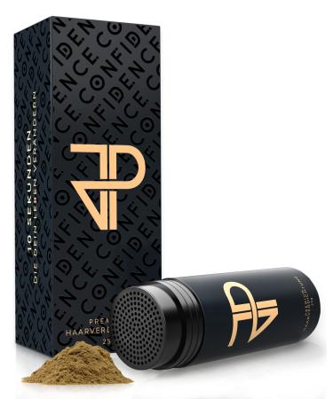 JP Confidence - Premium scatter hair for hair compression - hairdressing quality - 100% natural - authentic look - for men & women - dark blonde