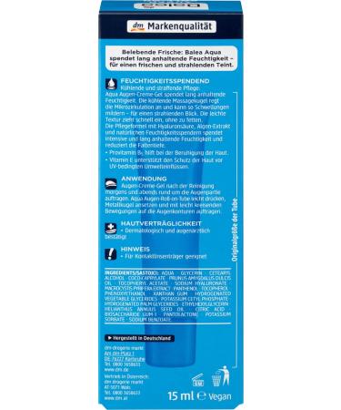 Eye Cream Aqua Eye Roll-On | Cooling Massage Ball & Algae Extract | Long-Lasting Moisture | 15 ml - Shop Internationally - Buy Online on GoSupps.com