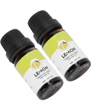 Natural Aromatherapy Massage Oil - Relaxation & Soothing Body Wellness - 10ml x 2 Bottles (Lemon) - Buy Online on GoSupps.com