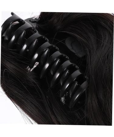 minkissy Wig Fake Hair High Temperature Wire Extension Brown Black 22x10cm As Shown - Buy Online on GoSupps.com