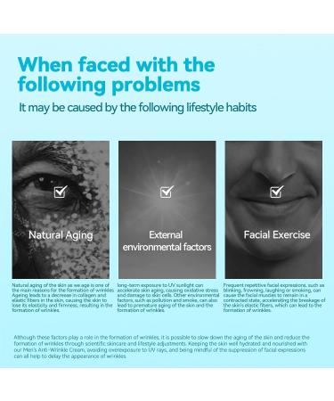 KOAHDE Retinol Anti-Age Cream for Men Retinol Men's Face Cream Retinol Anti-Wrinkle Cream for Men Men's Anti-Aging Anti-Wrinkle Cream Anti-Wrinkle Face Cream with Hyaluronic Acid and Pro-Retinol 50ML - Buy Online on GoSupps.com