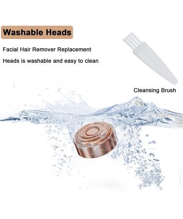Replacement Heads for Finishing Touch Flawless Facial Hair Remover - Double Halo Generation 2 - Painless & Smooth Results for Women - Buy Online on GoSupps.com