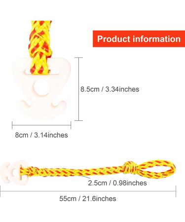 Orange & Yellow Bling Bling Tow Rope Connector for Tubing - High-quality and Stylish - Buy Online on GoSupps.com