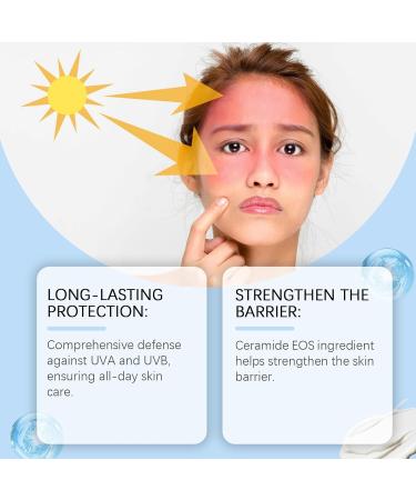 BAInuai Sunscreen SPF 100 sun cream SPF 100 antiaging sun protection SPF 100 sunscreen for face and body UV protection sun blocker for outdoor sports waterproof soothing - Buy Online on GoSupps.com